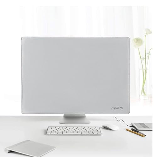 MOSISO Monitor Dust Cover 22, 23, 24, 25 inch Anti-Static Dustproof LCD/LED/HD Panel Case Computer Screen Protective Sleeve Compatible with iMac 24 inch, 22-25 inch PC, Desktop and TV, Gray - color: Gray, size: 22-25 inch