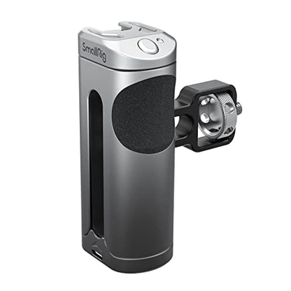 SmallRig Side Handle Grip for Smartphone Cage Video Rig, Remote Trigger Aluminum Phone Cage Handle with Wireless Remote Control Button - 3838 - size: 3838 (with wireless control)