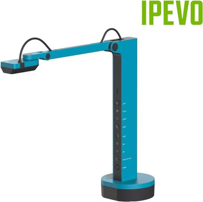 IPEVO VZ-X Wireless 4K Document Camera with EZCast Adaptor for Wireless Casting to HDMI Monitor or TV Without a PC; Wi-Fi, HDMI, and USB, Compatible with Web Conferencing Software in USB Mode - style: Wireless, USB, HDMI with EZcast adaptor