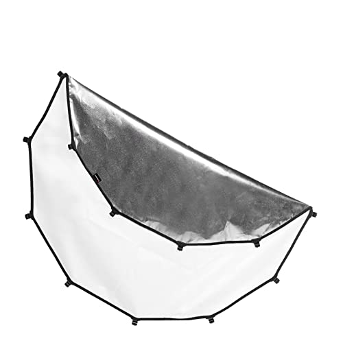 Manfrotto LL LR3302 Last Light Reflex Board Halo Compact Reflector 32.3 inches (82 cm) Only Silver/White - color: ホワイト