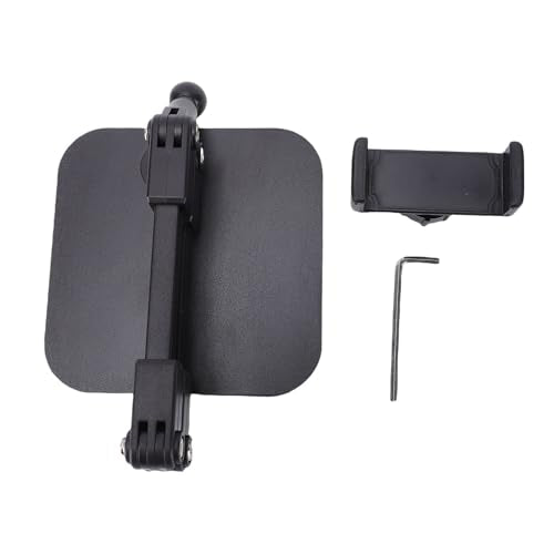 Desktop Phone Stand, Height Adjustable Phone Holder with 360 Degree Rotatable Arm and Stable Steel Base for Live Streaming Recording Video Calls and Work from Home Meetings