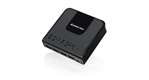 IOGEAR 4x2 USB 3.0 Peripheral Sharing Switch - Share 4 USB Devices Between 2 Computers - LED Indicators - Cables n Remote Included - PC - MAC - Printer - Scanner - Mouse/Keyboard and More - GUS432 - size: 2x4, style: USB 3.0