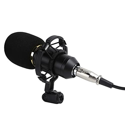 Nikou Microphone Condenser Computer Streaming Broadcasting Singing Device BM800 Recording Kit USB Mic with Shock Mount for Live Broadcast