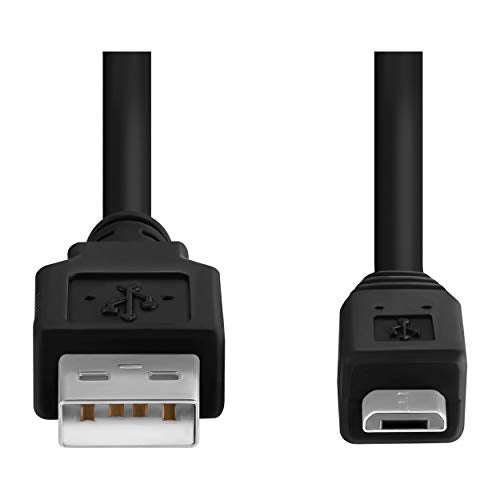 20-Foot Micro USB - USB-A to Micro-B - Cable Compatible with Kindle, Most Android Phones, Security Cameras and Cameras for Tethering