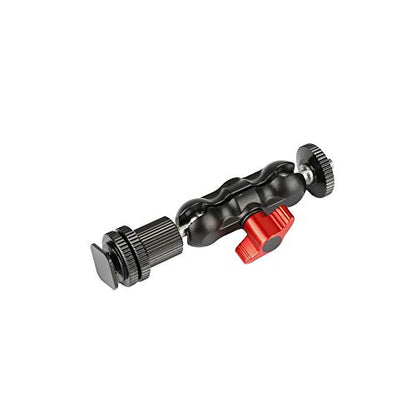 CAMVATE 1/4"-20 Ball Head Extension Arm with Shoe Mount for Camera Monitor/Flashlight - 2040