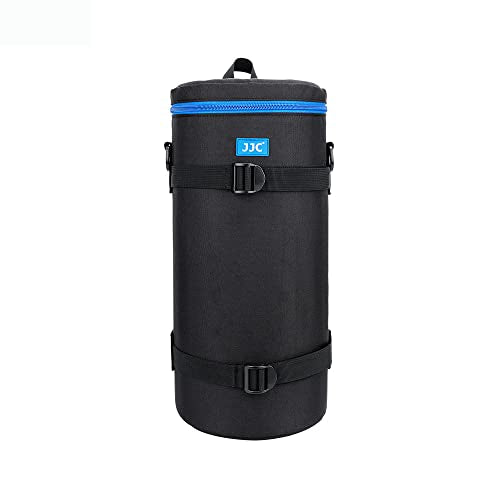 JJC Deluxe Lens Case Pouch Storage Bag for Canon RF 200-800mm f/6.3-9, Sony FE 200-600mm f/5.6-6.3, Nikkor Z 180-600mm f5.6-6.3 VR, Nikkor Z 600mm f6.3 VR Lens & More Lenses Below 5.5" x 14.6"(D x L) - size: XXXXXL