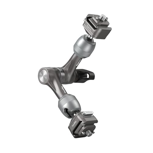 SMALLRIG 7" Rosette Magic Arm, HawkLock H21 Quick Release Structure, w 1/4"-20 Screws and Anti-Twist Pins, for Monitors, Lights, Max Load Cpacity 3.5kg - size: 7" (HawkLock)