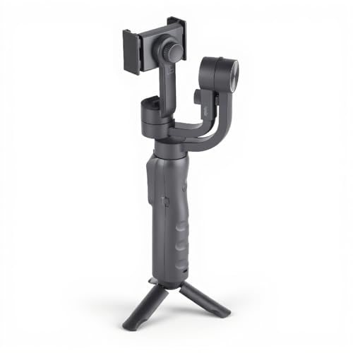 3 Axis Handheld Gimbal Stabilizer for Smartphone, S5 Foldable Phone Video Stabilizer with Face Tracking, Anti-Shake, 12H Battery, for iPhone Android