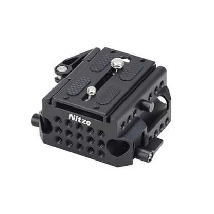 Nitze 15mm LWS Camera Baseplate, with Plate for Manfrotto Standard, Quick Installation and Removal- PB13