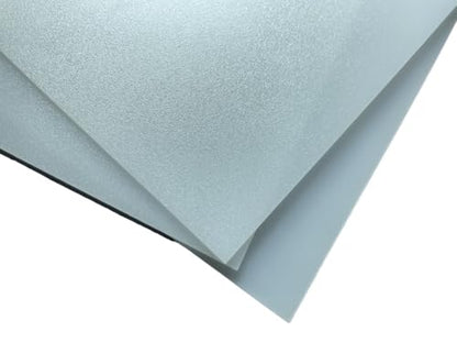 Milky White Double Sided Frosted Acrylic Diffuser Panel for LED Lighting - 1.4MM Thick High Transmittance Cover(100X400MM 5PCS) - size: 100X400MM 5PCS