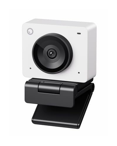 OBSBOT Meet SE 1080P 100FPS Webcam for PC, AI Framing Streaming Camera with 1/2.8" Sensor, Beauty Mode, Gesture Control, Staggered HDR, Web Camera for Desktop Computer, Laptop, Meeting. (Cloud White) - color: Cloud White
