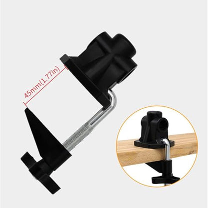 Black Replacement Heavy Duty Desk Clamp Clamp Base Adjustable for Microphone Arm Table Lamp Mount Holder Clamp Clamp Desk Lamp