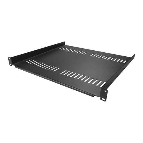 StarTech 1U Vented Cantilever Rack Shelf, 16in, 44lb/20kg (CABSHELF116V) - size: 16", style: single