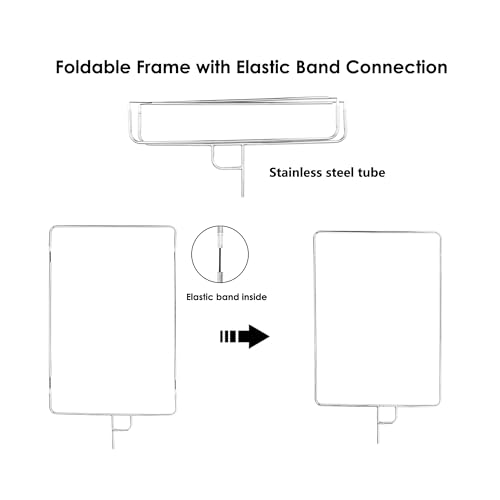 Photography Light Reflector Flag Kit, 30x35inches/75x90cm, 4-in-1 Gold/Silver/Black/White Diffuser and Translucent Diffuser, Foldable Stainless Steel Frame