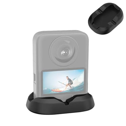 Silicone Desktop Stand for DJI Osmo 360 – Anti-Slip, Scratch-Proof Base, Dustproof & Waterproof, Stable Camera Stand for Desk (Black) - color: for DJI Osmo 360