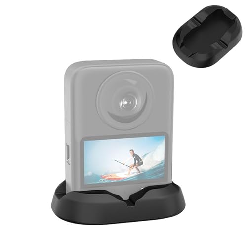 Silicone Desktop Stand for DJI Osmo 360 – Anti-Slip, Scratch-Proof Base, Dustproof & Waterproof, Stable Camera Stand for Desk (Black) - color: for DJI Osmo 360
