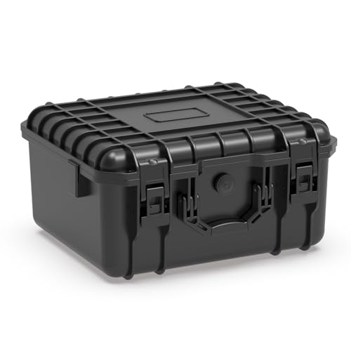 Ant Mag Waterproof Hard Case with Pick & Pluck Foam - 14.8x12x7.2 inch Interior - Protective Storage and Travel Case for Camera, Drone, Equipment & Tools - style: 14.8*12*6.1in/17.7liter