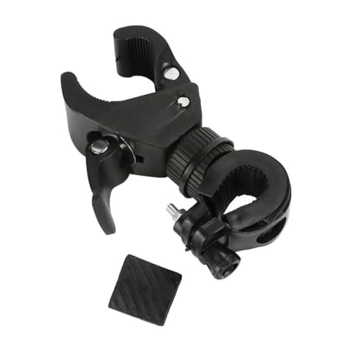 2 Pack Bicycle Flashlight Mount, 360 Degree Rotating Bike Light Mount, Universal Torch Clip for Mountain Bike and Bicycle LED Light Mount, Camera, GPS