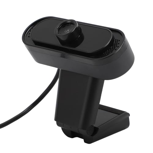 1080P HD Webcam with Noise Reduction Microphone, USB Web Camera for Laptop PC TV, Full HD 30FPS Plug and Play Webcam with Omnidirectional Mic for Zoom Skype YouTube