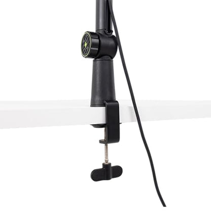 Shure by Gator Deluxe Articulating Desktop Podcasting Mic Boom Arm with Cable Management Channel; (SH-BROADCAST1)