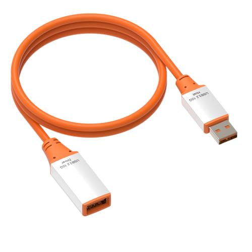 OkyLink Active USB 3.2 Gen 2 Extension Cable 10Gbps 10Gbps, 3ft | 1m, Male to Female, Built-in Signal Repeater, Aluminum Housing, for External SSD, HD Webcam & Fast Peripherals - color: USB3.2(10Gbps), size: 3ft (1m)