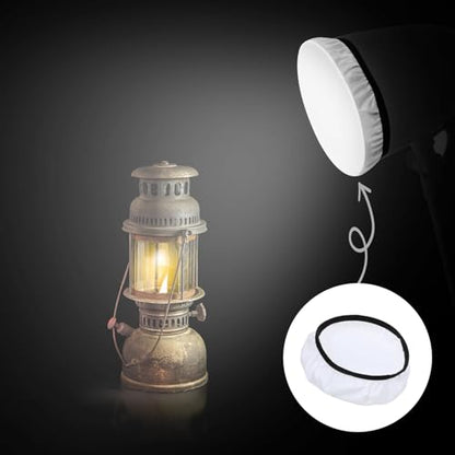 7"/18cm Light Diffuser,Soft Diffuser Lamp Cover White Lamp Shade Diffuser,Great for Studio Strobe Reflectors, Video Shooting (4Pcs) - size: 4Pcs
