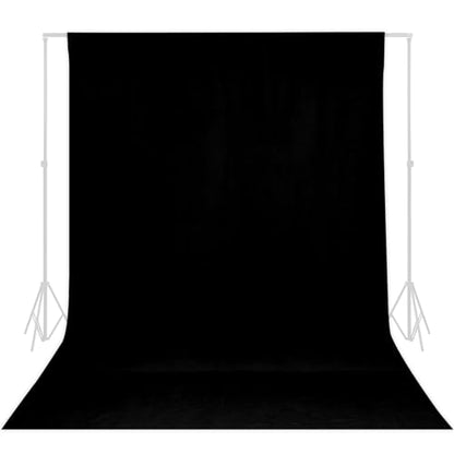 TRLYC Black Background Backdrop - 7x10 FT Polyester Fabric Background Seamless Screen Drop for Photography Video Studio Parties Halloween - color: Black, size: 7x10FT