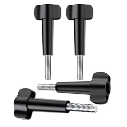 4 Pack Compatible with GoPro Thumbscrew 1/4"-20 Mount – Fits GoPro Hero Series (13–5) & Max, Compatible with Insta360 R/X3/X2&DJI Osmo Action&Akaso | Rust-Proof, Durable, Easy Hand-Tighten Screws
