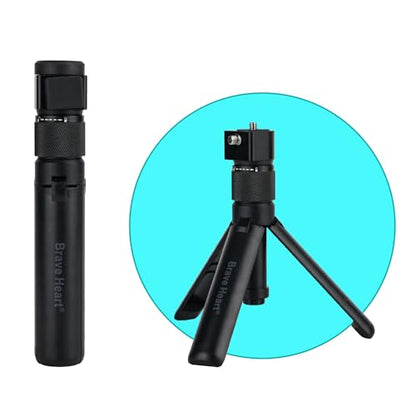 Bullet Time Handle Tripod Multi-Functional Tabletop Fold Tripod for insta360 X5/X4 Insta 360 X3,ONE RS,GO 2,ONE X2,ONE R,ONE X ONE RS Sport Camera Accessories (Mini Tripod)