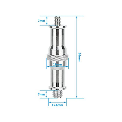 CAMVATE 1/4 to 3/8 Convertor Adapter Spigot Stud for Studio Light Stand | Ball Head, Wireless Flash Receiver, Trigger(4 Pieces)