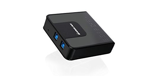 IOGEAR 4x2 USB 3.0 Peripheral Sharing Switch - Share 4 USB Devices Between 2 Computers - LED Indicators - Cables n Remote Included - PC - MAC - Printer - Scanner - Mouse/Keyboard and More - GUS432 - size: 2x4, style: USB 3.0