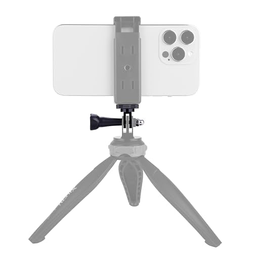 6 Pack Aluminum 1/4"-20 Camera Tripod Adapter, Compatible with GoPro and Insta360 Action Cameras, 1/4" Mount Adapter for Standard 1/4 Accessories