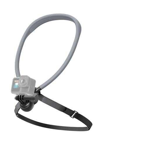 SMALLRIG Neck Mount for Action Camera with Adjustable Chest Strap, 2-Prong Interface Chest Mount for GoPro Hero 13/12/11/10/9, for DJI Osmo 360/Nano/Action 6/5 pro/4/3, for Insta360 Ace Pro 2-5596 - style: for Action Camera