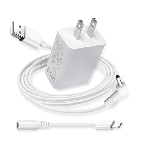13.1 ft Power Adapter Charger for Ring Stick Up Cam Plug in, Ring Pan Tilt Stick Up Cam, Spotlight Cam/Cam Pro Plug-in Camera Charging Cable Cord Replacement - style: 1 Pack