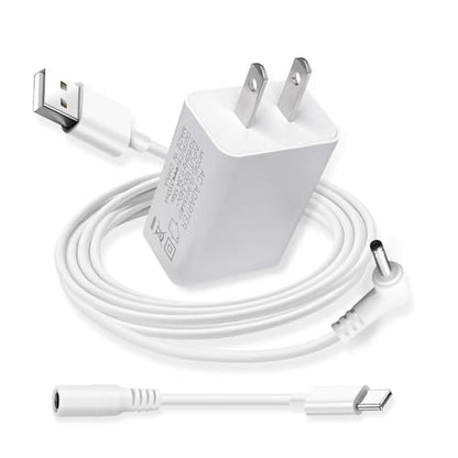 13.1 ft Power Adapter Charger for Ring Stick Up Cam Plug in, Ring Pan Tilt Stick Up Cam, Spotlight Cam/Cam Pro Plug-in Camera Charging Cable Cord Replacement - style: 1 Pack