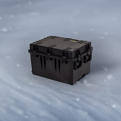 MEIJIA Premium Waterproof Large Rolling Hard Camera Case,Hard Protective Case with customizable fit foam and wheels,Full Protection with Light&Convenient Design,Elegant Black (33.25"X24.4"X19.3") - size: 33.25"X24.4"X19.3"