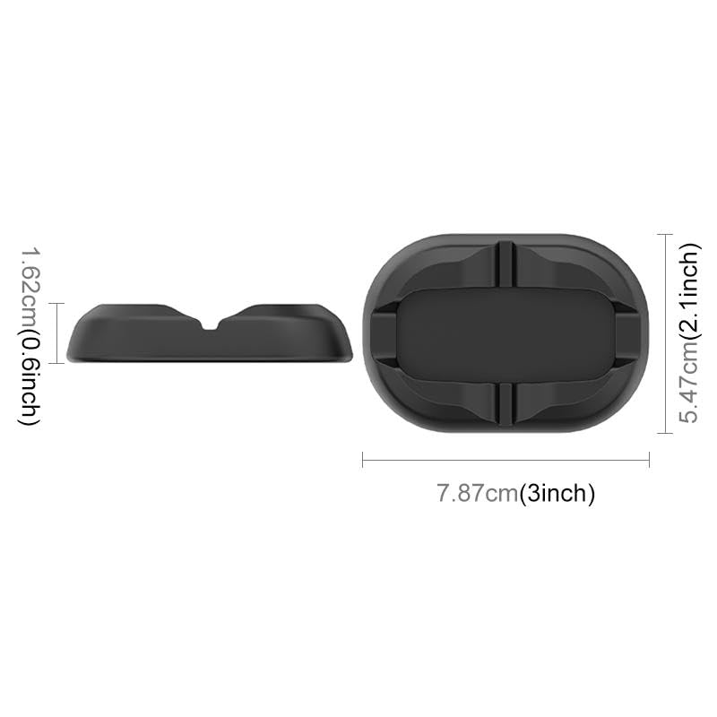 Silicone Desktop Stand for DJI Osmo 360 – Anti-Slip, Scratch-Proof Base, Dustproof & Waterproof, Stable Camera Stand for Desk (Black) - color: for DJI Osmo 360