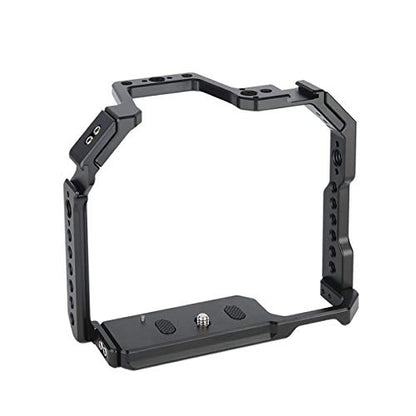 NICEYRIG Camera Cage for Canon 80D 90D 70D, with NATO Rail Cold Shoe and 1/4 3/8 Locating Hole - 371