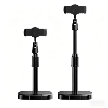 1pc Black Adjustable Height Angle Phone Stand, Ergonomic Desktop Phone Holder, Multi-Angle Lift Phone Mount for Office Work from Home Desk Accessories