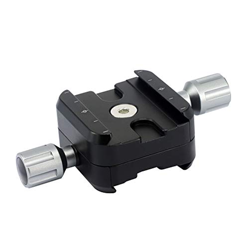 Quick Release Clamp for Arca Swiss RRS Rail Plate Nodal Slide Rail Clamp Subtend/Bidirectional Adjustable Double-Sided