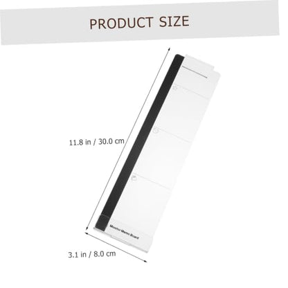 DOITOOL 2pcs Transparent Phone Holders and Memo Boards Multi-Functional Monitor Accessory for Use Convenient Message Boards to Keep Memos Organized and Hands Viewing