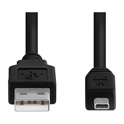 20ft USB UC E17 8 Pin to USB 2.0 - Extra Long USB to 8 Pin UC E17 USB Cable Tether Cable (Black)