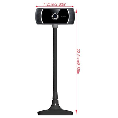 Autofocus 720P Webcam USB Camera with Noise Canceling Microphone for Online Classes Video Conferencing PC Webcam with Noise Reduction