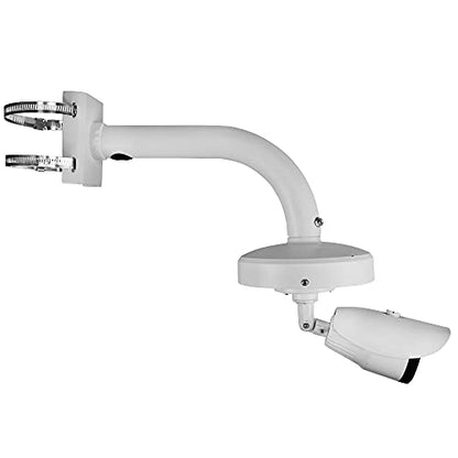 Dome Camera Universal Heavy-Duty Outdoor Security Camera Pole Mount Bracket Universal Security Camera CCTV Security Camera Mount Bracket (1 Pack)(30mm-200mm)