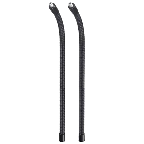 8-Inch Flexible Gooseneck Tubing, 1/4"-20 Female to Male Thread Universal Arm Gooseneck Extension Holder for Microphone, Tripod Phone, Camera, LED Video Lights 2 Pack - color: 2 Pack, size: 8 Inch