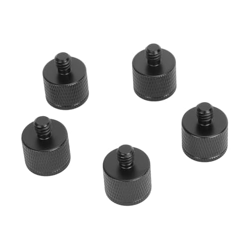 M5 Female to 1/4"-20 Male Thread Screw Adapter(5 Pieces)