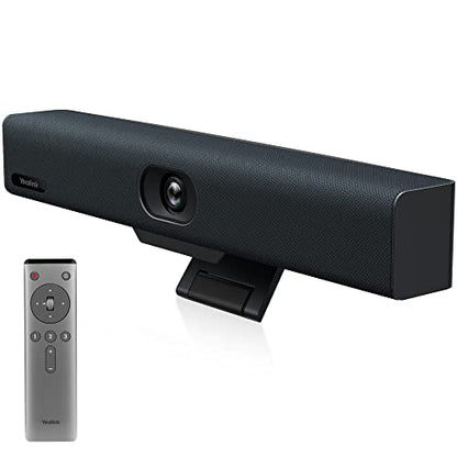 Yealink UVC34 4K Conference Room Camera System 10 Microphone 8 MP All-in-One Video Conferencing System AI Auto Framing 120° Field of View Microsoft Teams Certified Webcam Zoom Rooms USB-A - color: UVC34