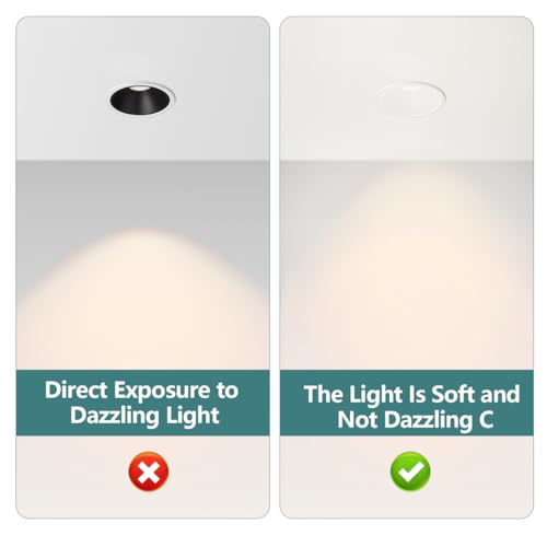 Ceiling Light Diffuser Cover 5.78 Inch Round Frosted White Lampshade Anti Glare Spotlight Downlight Shield Replacement for Chandelier Drum Lamp Pendant Lighting Accessories, 4PCS