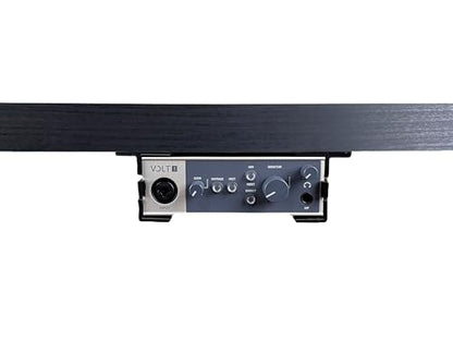 Desk Mount Kit for Universal Audio UA Volt 1, 2, & 4 - Under Desk Mount Brackets with Reversible Clips - Secure Mounting Accessories