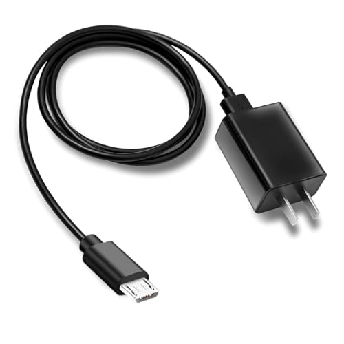 WZHENB 5V 2A 1A Fast Wall Charger 6ft Micro USB Type B Charging Cable for Kindle Paperwhite 2-13, Oasis E-Reader, Fire HD HDX 6 7 8 10 Plus Kids Pro,Galaxy S7/S6/S5/S4/S2/S3/LG Android Phone & More - size: 6.6 Feet